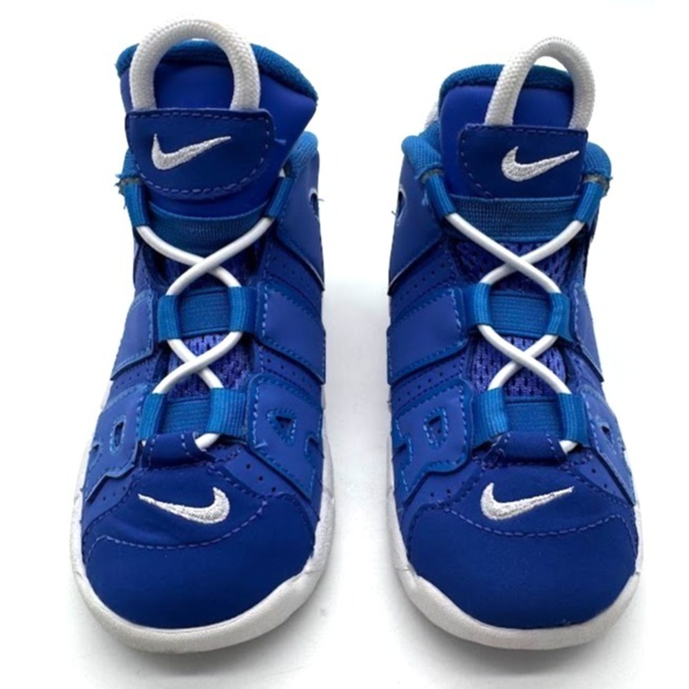 Nike Air More Uptempo‎ GS Royal Blue White Sneakers Kids US 8C DM1027-400